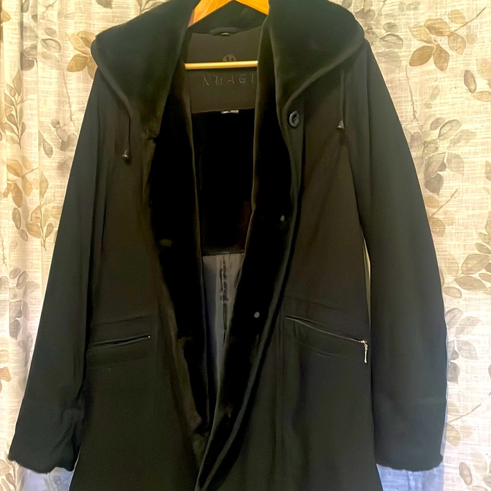 Fur suede coat good conditions